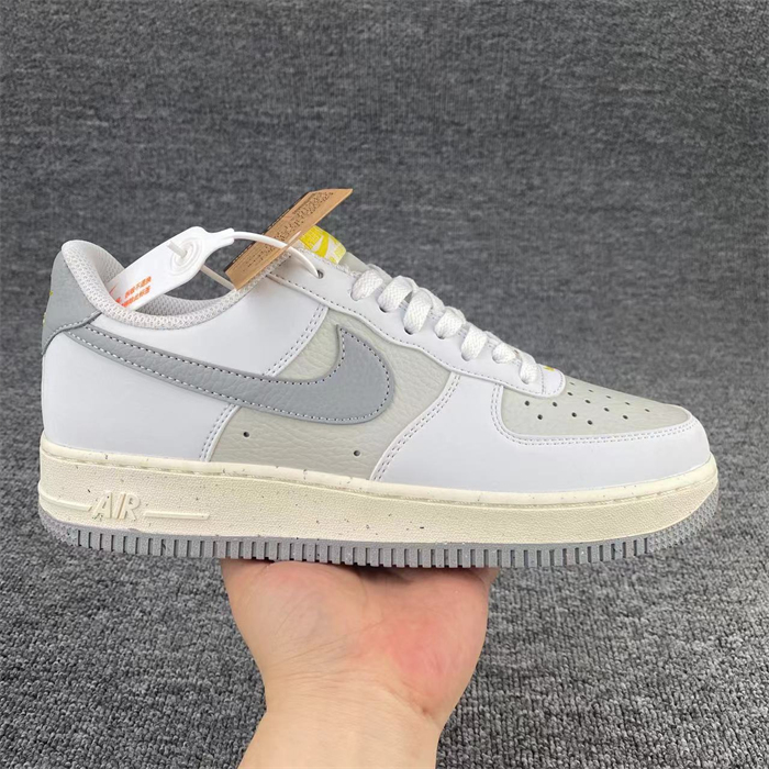 Women's Air Force 1 White/Gray Shoes Top 228